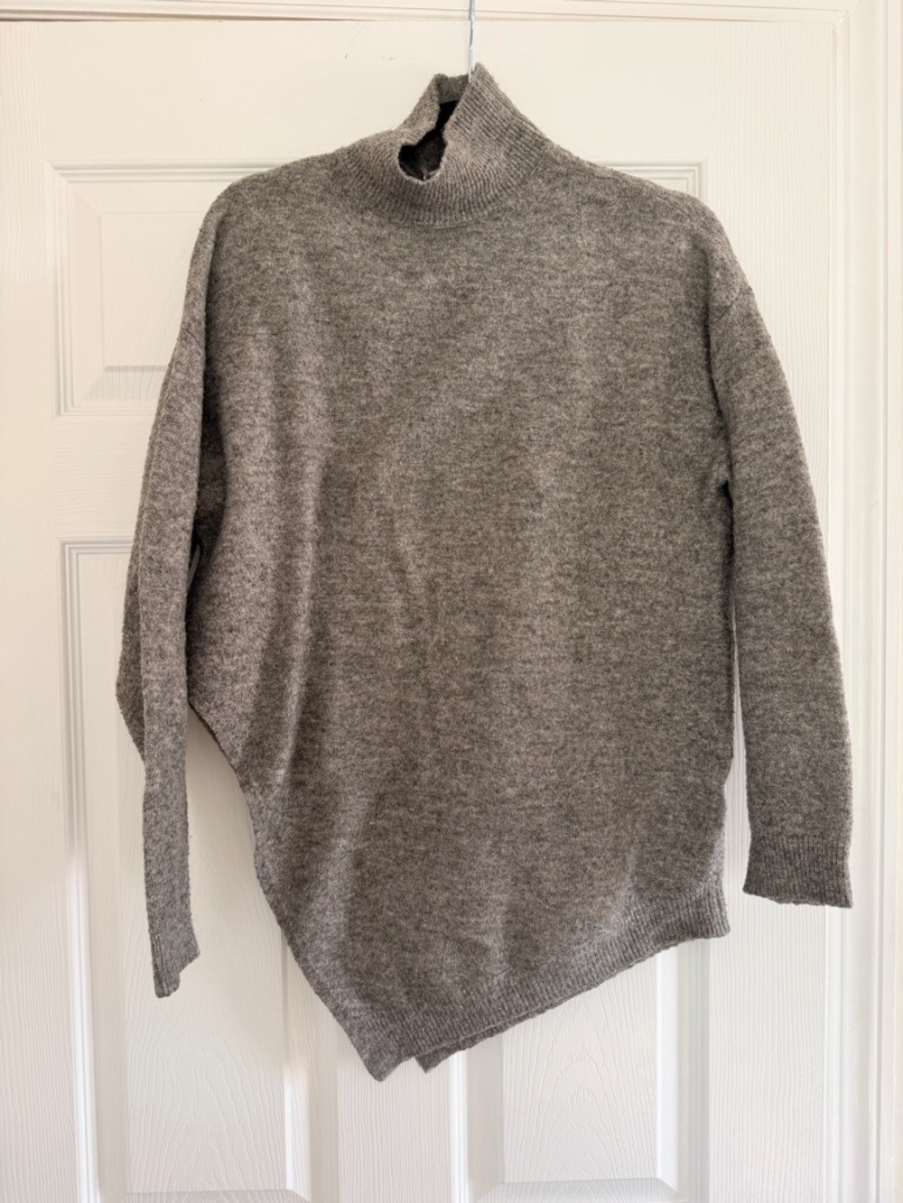 Zara Wool Blend Asymmetric Sweater